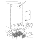 UNIT PARTS Diagram and Parts List for TFG25PEBBWH  General Electric Refrigerator