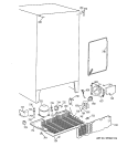 UNIT PARTS Diagram and Parts List for TFG20JABBWW  General Electric Refrigerator