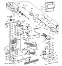 FREEZER SECTION Diagram and Parts List for TFX25ZRBBBB  General Electric Refrigerator
