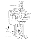 FRESH FOOD SECTION Diagram and Parts List for CSX20BABBAD  Hotpoint Refrigerator