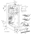 Part Location Diagram of WR02X10102 GE PLUG HOLE EVAP ORIFICE