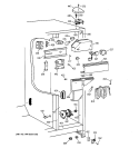 FRESH FOOD SECTION Diagram and Parts List for CSX22GRBBAA  Hotpoint Refrigerator