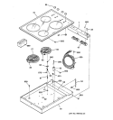 COOKTOP Diagram and Parts List for JP340BA1BB  General Electric Cooktop