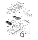 Part Location Diagram of WB24K5102 GE THERMAL SWITCH 1200W