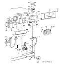 FRESH FOOD SECTION Diagram and Parts List for TFJ22PRBBAA  General Electric Refrigerator