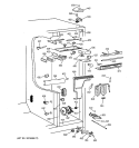 FRESH FOOD SECTION Diagram and Parts List for TPX21BRBBWW  General Electric Refrigerator