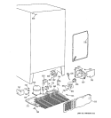 UNIT PARTS Diagram and Parts List for TFX22GRBBWW  General Electric Refrigerator