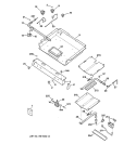 GAS BURNER PARTS Diagram and Parts List for JGBP90MEA1BC  General Electric Range