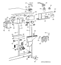 FRESH FOOD SECTION Diagram and Parts List for ZFSB27DAASS  General Electric Refrigerator
