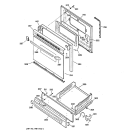 DOOR & DRAWER PARTS Diagram and Parts List for JGBS22BEA2AD  General Electric Range