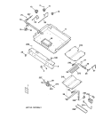 GAS BURNER PARTS Diagram and Parts List for JGBP35WEA2WW  General Electric Range