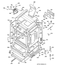 BODY PARTS Diagram and Parts List for JGBP79BEA2BB  General Electric Range