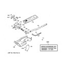 GAS VALVE & BURNER ASSEMBLY Diagram and Parts List for DJXR473GV0AA  General Electric Dryer
