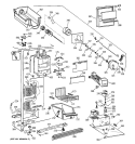 FREEZER SECTION Diagram and Parts List for TRX22PPBABS  General Electric Refrigerator