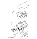 Section Diagram and Parts List for ZEU36WMRABG  General Electric Cooktop