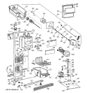 FREEZER SECTION Diagram and Parts List for TRX22PPBBBS  General Electric Refrigerator