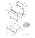 Part Location Diagram of WB15X10018 GE Door Handle