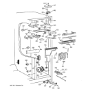 FRESH FOOD SECTION Diagram and Parts List for TPG21JRBBBB  General Electric Refrigerator