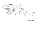 ICEMAKER WR30X0327 Diagram and Parts List for TFT20JRBBWW  General Electric Refrigerator