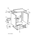 CABINET Diagram and Parts List for NWSR473EV0AA  Hotpoint Dryer