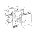 FRONT PANEL & DOOR Diagram and Parts List for NWXR473EV0AA  Hotpoint Dryer