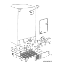 UNIT PARTS Diagram and Parts List for MSG20GWBBWW  General Electric Refrigerator