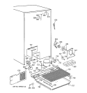 UNIT PARTS Diagram and Parts List for TPK24PRBBWW  General Electric Refrigerator