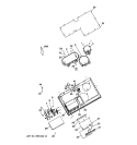Section Diagram and Parts List for ZEU304ABG  General Electric Cooktop