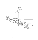 MOTOR - PUMP MECHANISM Diagram and Parts List for GSD4122Z04BB  General Electric Dishwasher