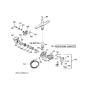 MOTOR - PUMP MECHANISM Diagram and Parts List for GSD4315Z04AA  General Electric Dishwasher