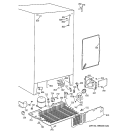 UNIT PARTS Diagram and Parts List for TFK25PRBBAA  General Electric Refrigerator