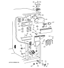 FRESH FOOD SECTION Diagram and Parts List for TFT25PRBBWW  General Electric Refrigerator