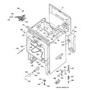 BODY PARTS Diagram and Parts List for JBP78BY5  General Electric Range