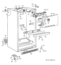 CABINET PARTS Diagram and Parts List for TBX22MACARWW  General Electric Refrigerator