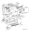 CABINET Diagram and Parts List for CTX21GACARAA  Hotpoint Refrigerator