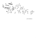 ICEMAKER WR30X0327 Diagram and Parts List for CTX18GACBRAA  Hotpoint Refrigerator