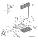 UNIT PARTS Diagram and Parts List for CTX18GICARAA  Hotpoint Refrigerator