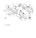 CONTROLS & BACKSPLASH Diagram and Parts List for VWSR3110W0AA  Hotpoint Washer