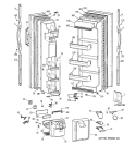 DOORS Diagram and Parts List for MSK22GRBBAD  General Electric Refrigerator