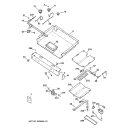 GAS BURNER PARTS Diagram and Parts List for JGBP90MEA2BC  General Electric Range