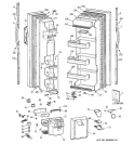 DOORS Diagram and Parts List for TFZ20JRBCWW  General Electric Refrigerator