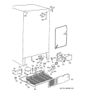 UNIT PARTS Diagram and Parts List for TFG20JRBCWW  General Electric Refrigerator