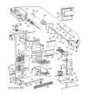 FREEZER SECTION Diagram and Parts List for TFG27PRBBWW  General Electric Refrigerator