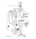 FRESH FOOD SECTION Diagram and Parts List for TFT20JRBCAA  General Electric Refrigerator