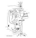 FRESH FOOD SECTION Diagram and Parts List for TFT20SABCWW  General Electric Refrigerator