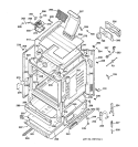 BODY PARTS Diagram and Parts List for JGBP80MEV4BC  General Electric Range