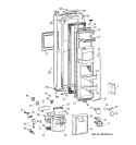 FREEZER DOOR Diagram and Parts List for TPG21BRBCWW  General Electric Refrigerator