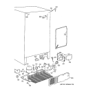 UNIT PARTS Diagram and Parts List for TPX21PRBCAA  General Electric Refrigerator