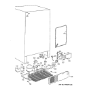 UNIT PARTS Diagram and Parts List for TFX22GRBCWW  General Electric Refrigerator