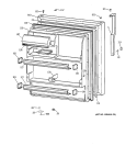 FRESH FOOD DOOR Diagram and Parts List for TBX18JIBQRBB  General Electric Refrigerator